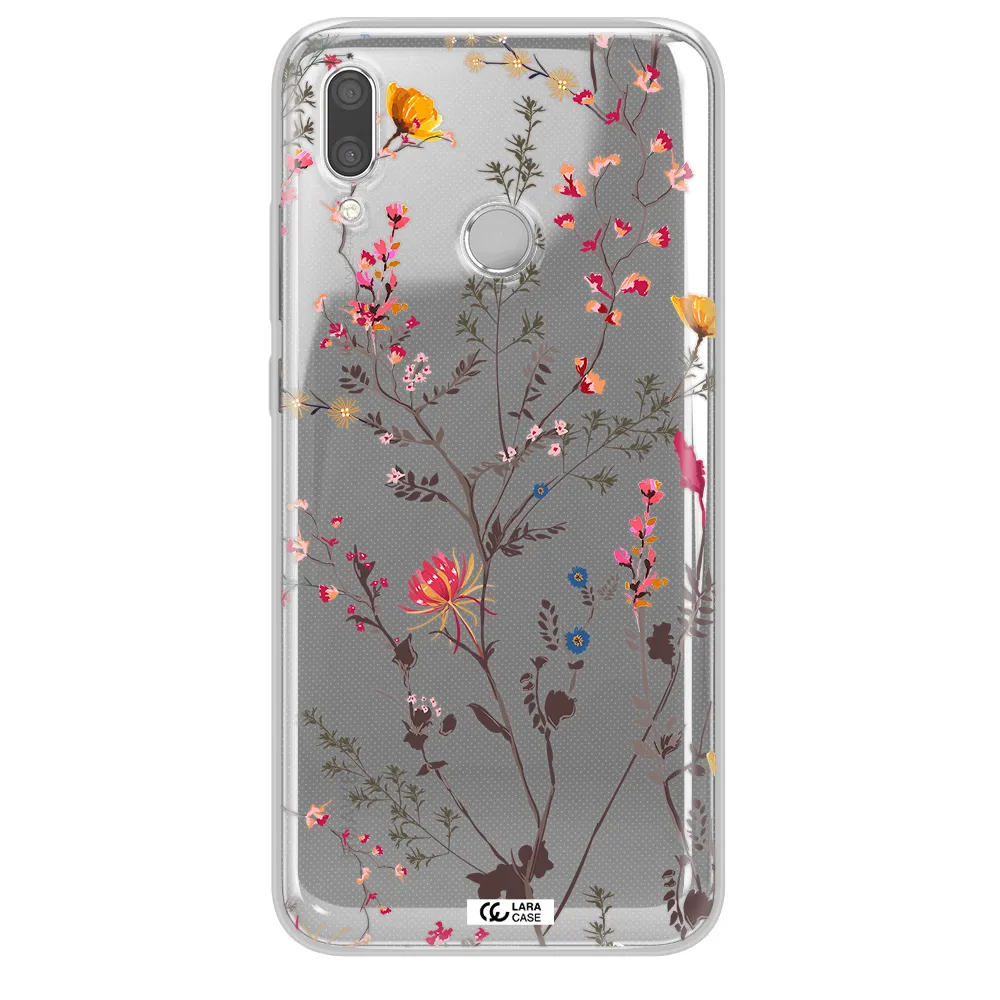 Miniature Flower Huawei P Smart 2019 Clear TPU Case