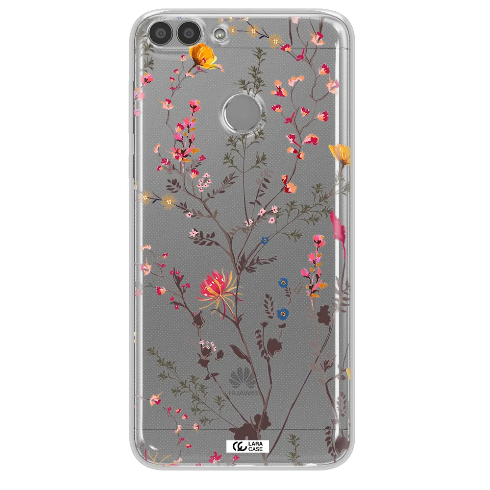 Miniature Flower Huawei P Smart Clear TPU Case