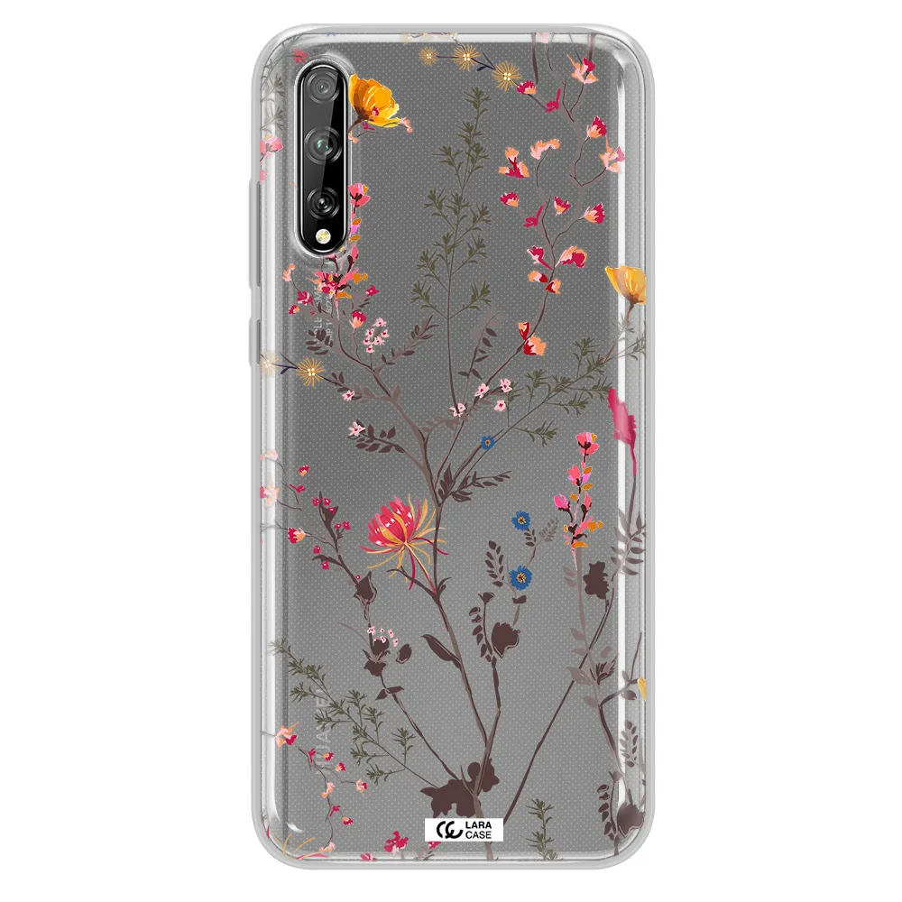 Miniature Flower Huawei P Smart S Clear TPU Case