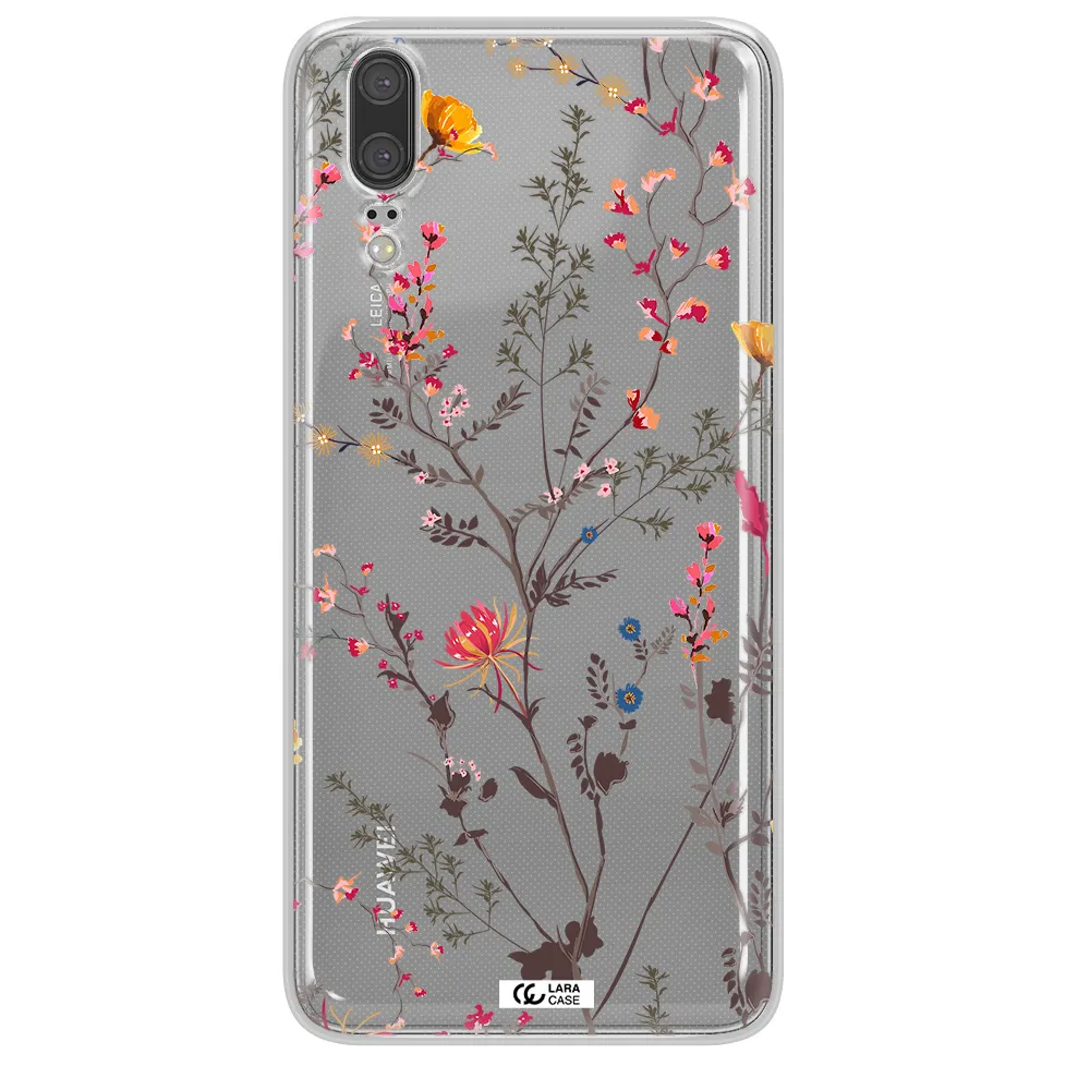 Miniature Flower Huawei P20 Clear TPU Case