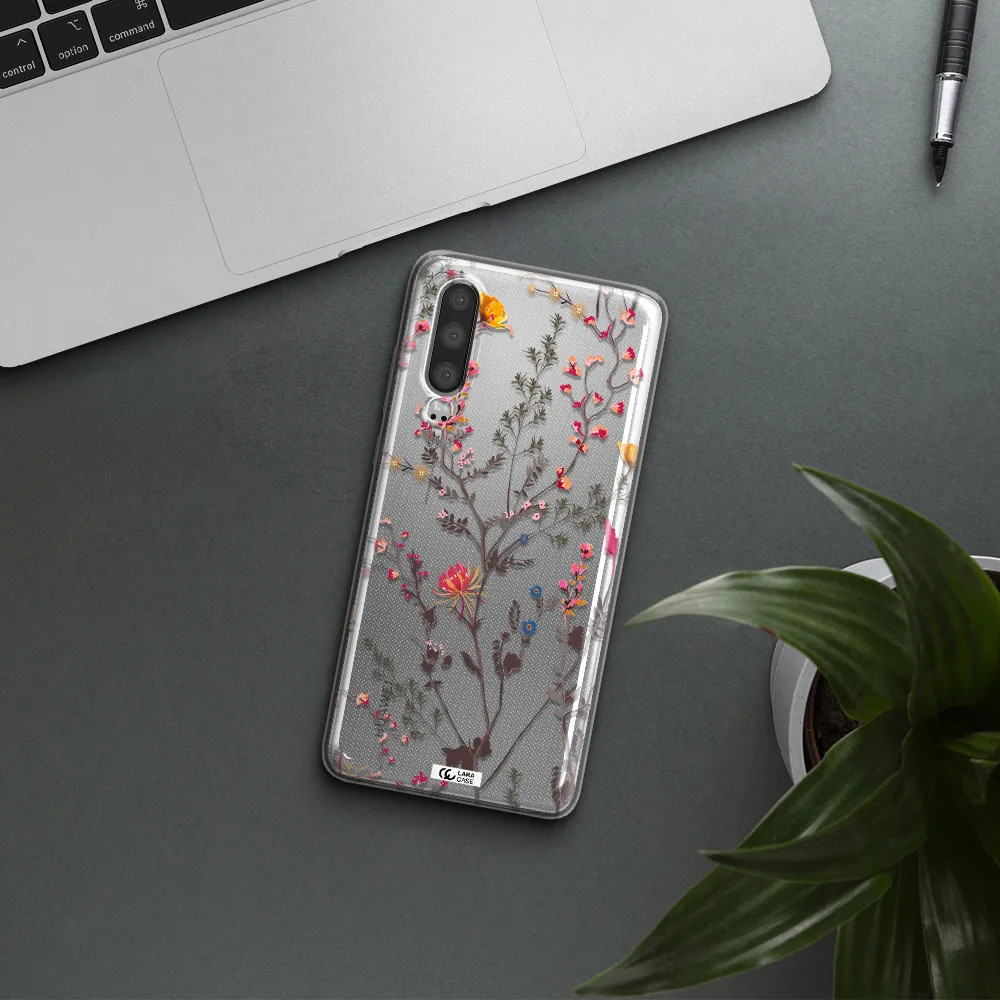 Miniature Flower Huawei P30 Clear TPU Case