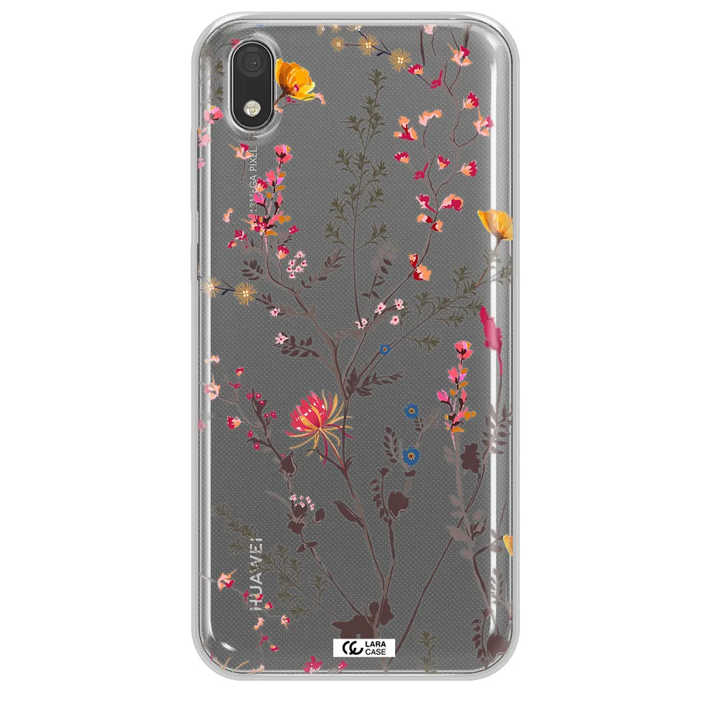 Miniature Flower Huawei Y5 2019 Clear TPU Case