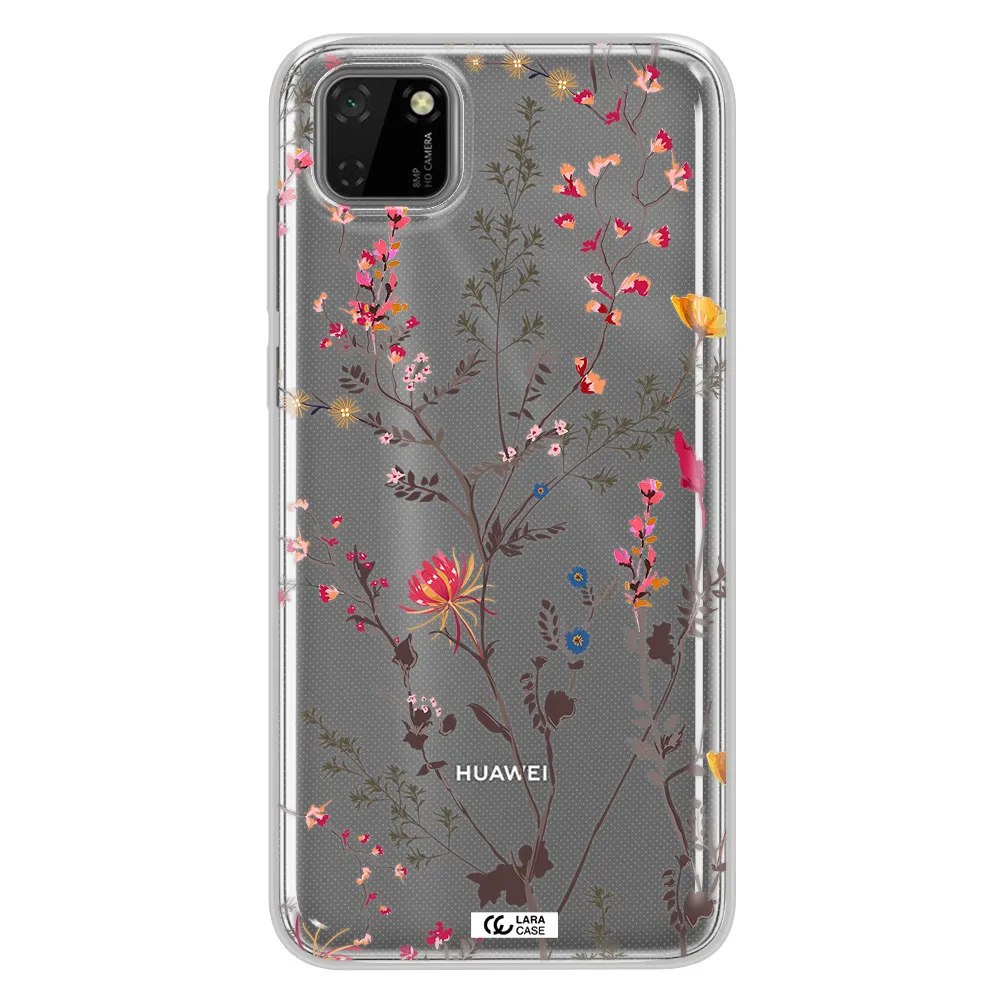 Miniature Flower Huawei Y5P Clear TPU Case