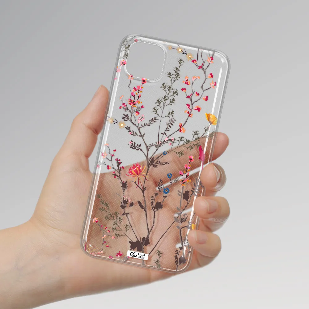 Miniature Flower Huawei Y5P Clear TPU Case