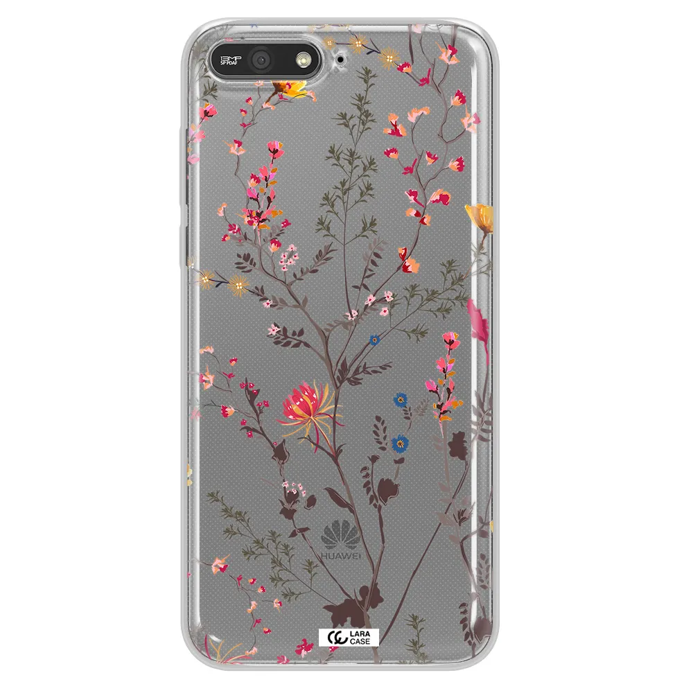 Miniature Flower Huawei Y6 2018 Clear TPU Case