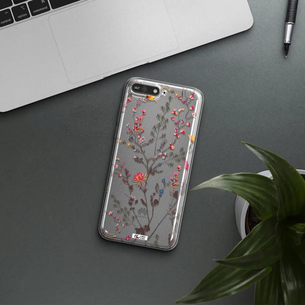 Miniature Flower Huawei Y6 2018 Clear TPU Case