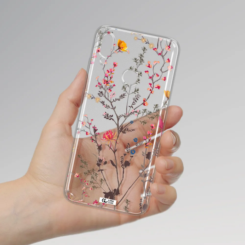 Miniature Flower Huawei Y6 2019 Clear TPU Case