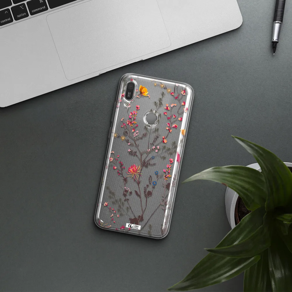 Miniature Flower Huawei Y6 2019 Clear TPU Case