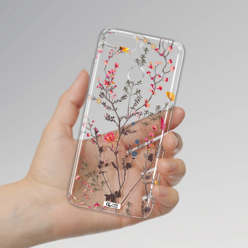 Miniature Flower Huawei Y6 Prime 2018 Clear TPU Case