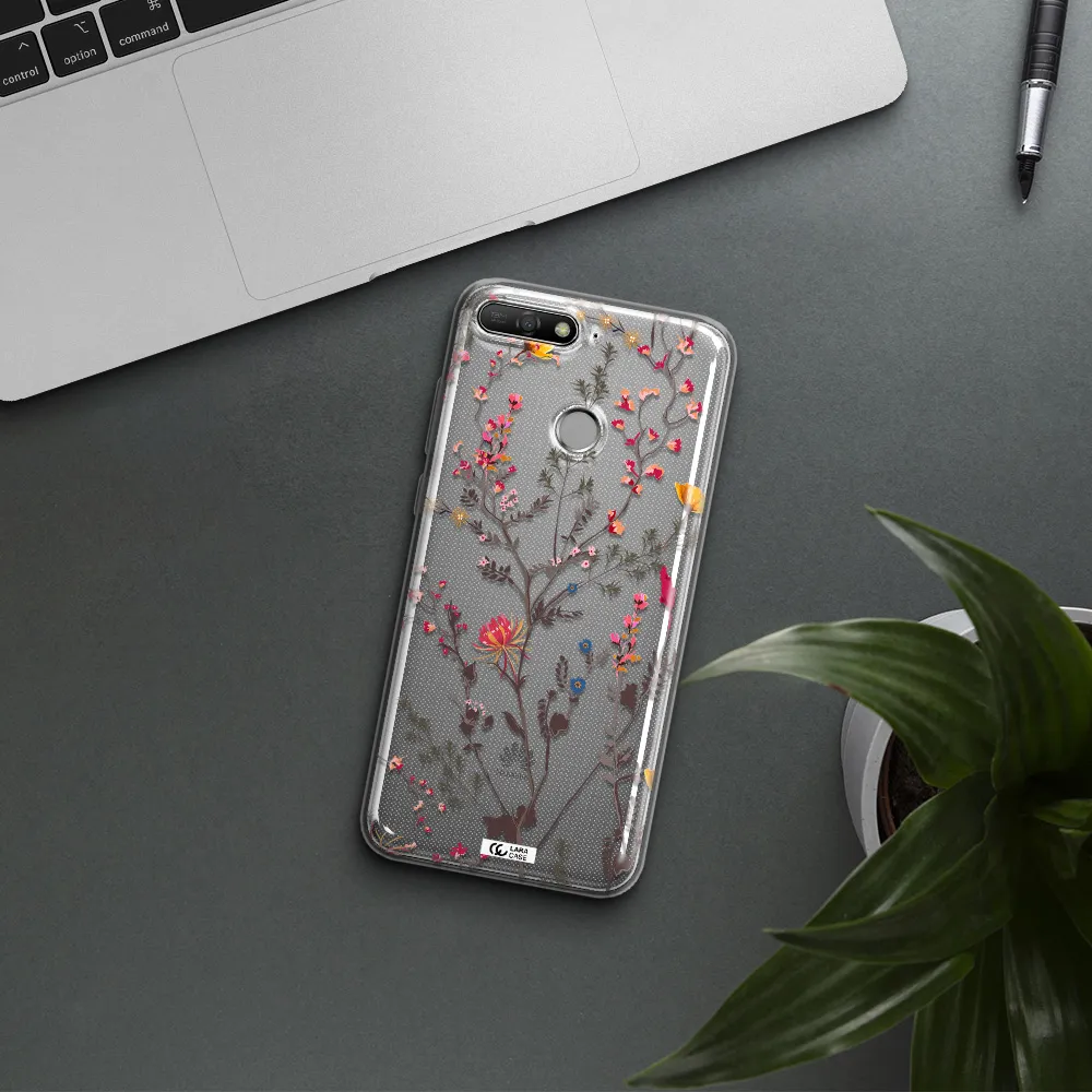 Miniature Flower Huawei Y6 Prime 2018 Clear TPU Case