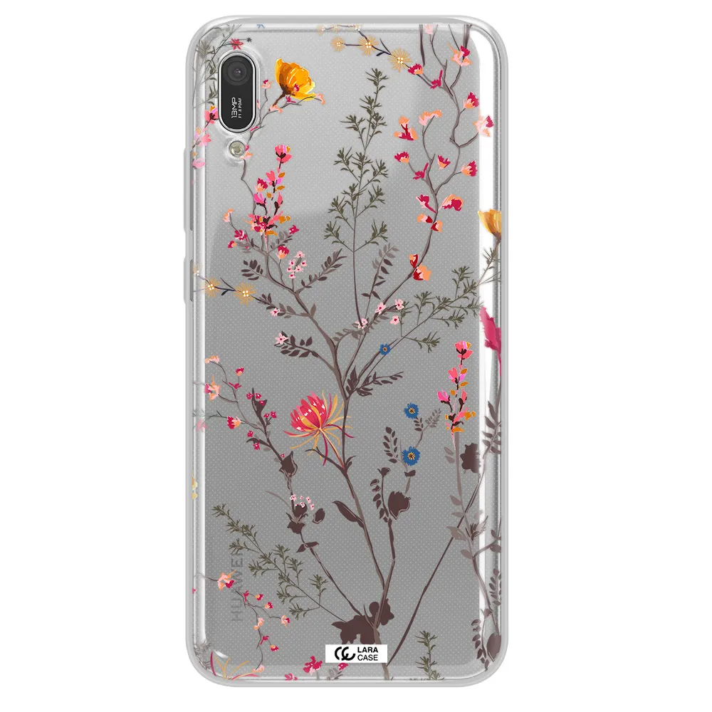 Miniature Flower Huawei Y6 Pro 2019 Clear TPU Case