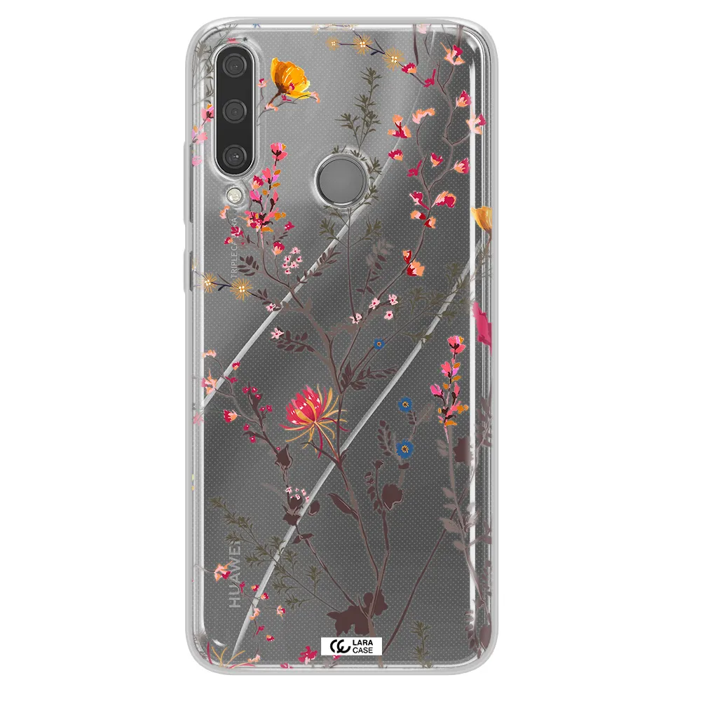 Miniature Flower Huawei Y6P Clear TPU Case