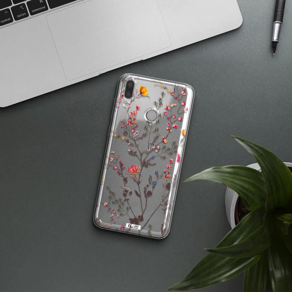 Miniature Flower Huawei Y7 2019 Clear TPU Case