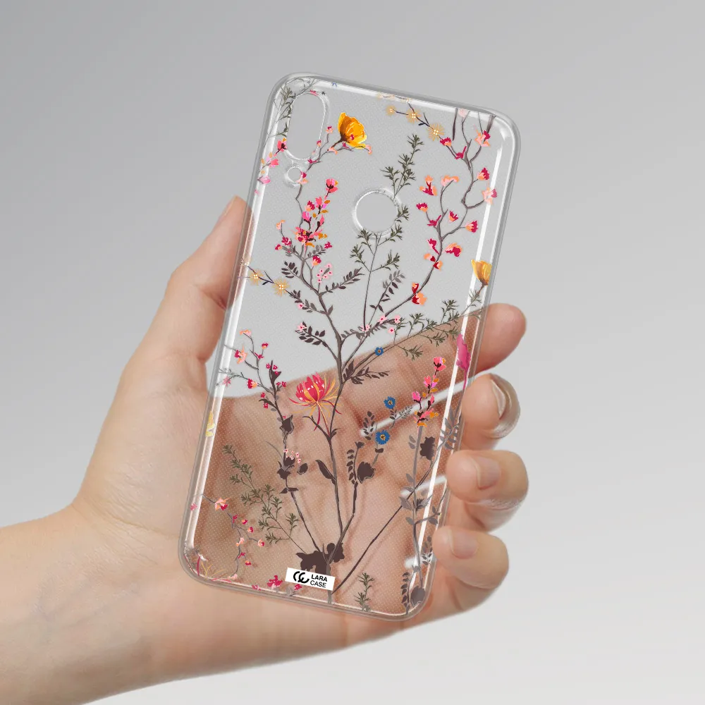 Miniature Flower Huawei Y9 2019 Clear TPU Case