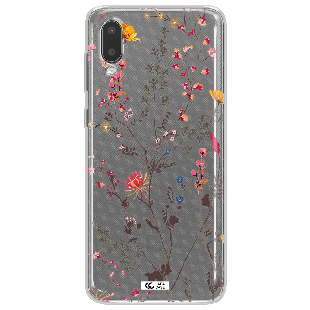 Miniature Flower Samsung A02 Clear TPU Case