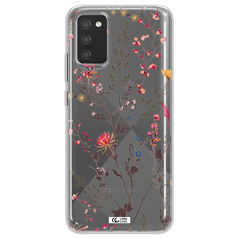 Miniature Flower Samsung A02S Clear TPU Case