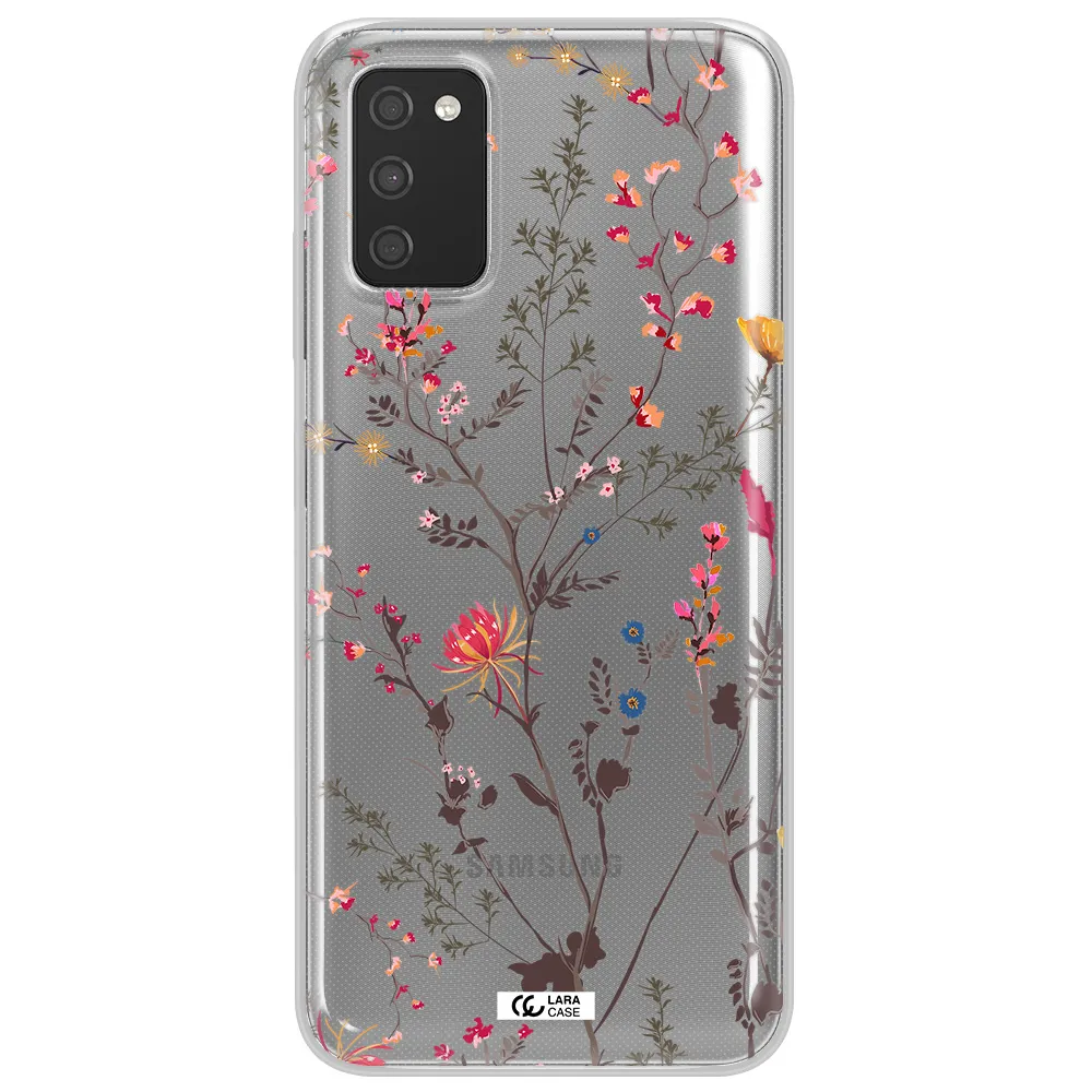 Miniature Flower Samsung A03S Clear TPU Case