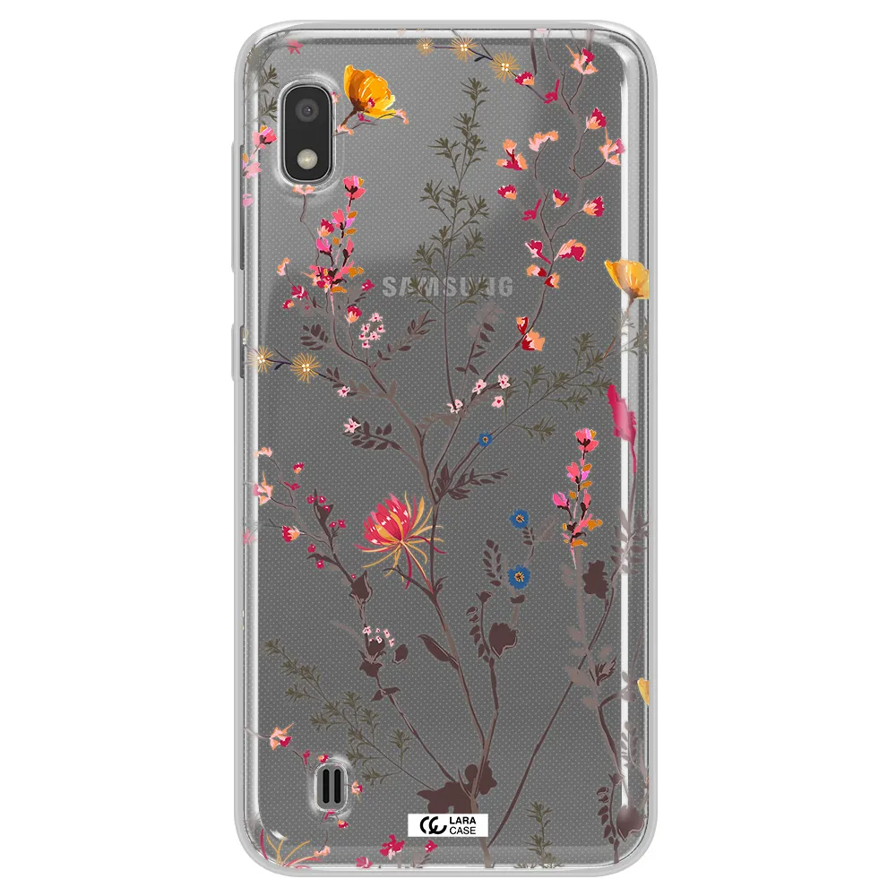 Miniature Flower Samsung A10 Clear TPU Case