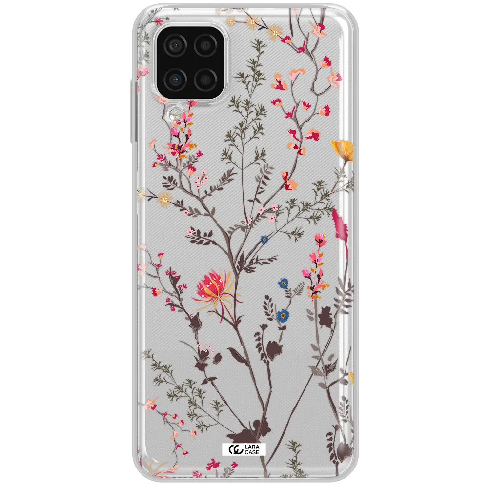 Miniature Flower Samsung A12 4g Clear TPU Case