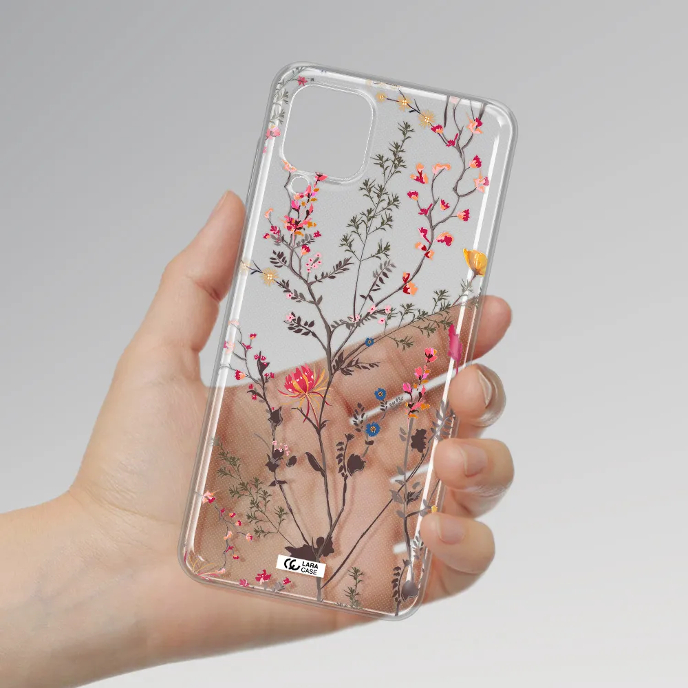 Miniature Flower Samsung A12 4g Clear TPU Case