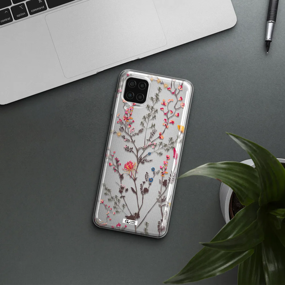 Miniature Flower Samsung A12 4g Clear TPU Case
