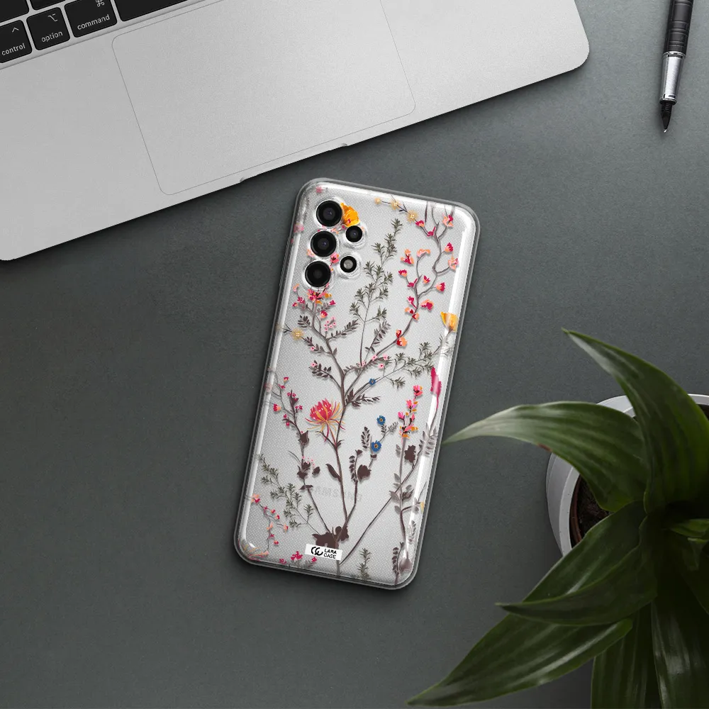 Miniature Flower Samsung A13 4g Clear TPU Case