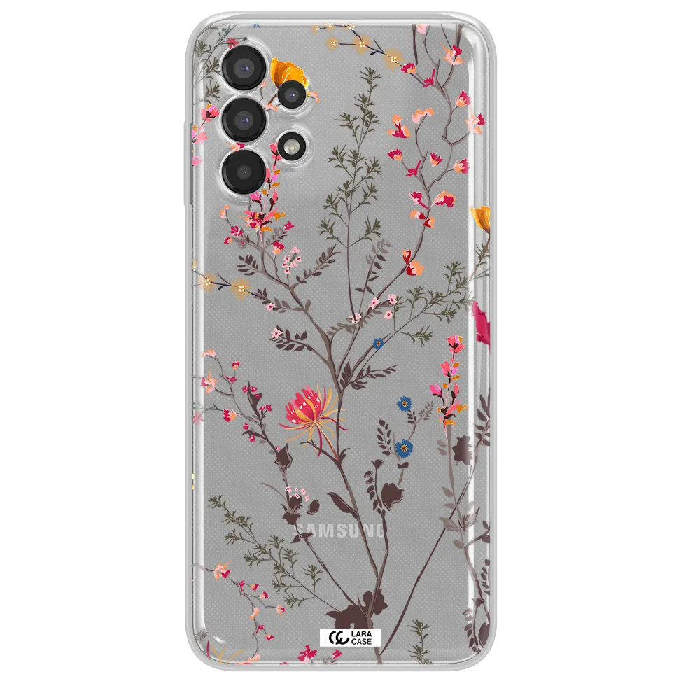 Miniature Flower Samsung A13 Clear TPU Case