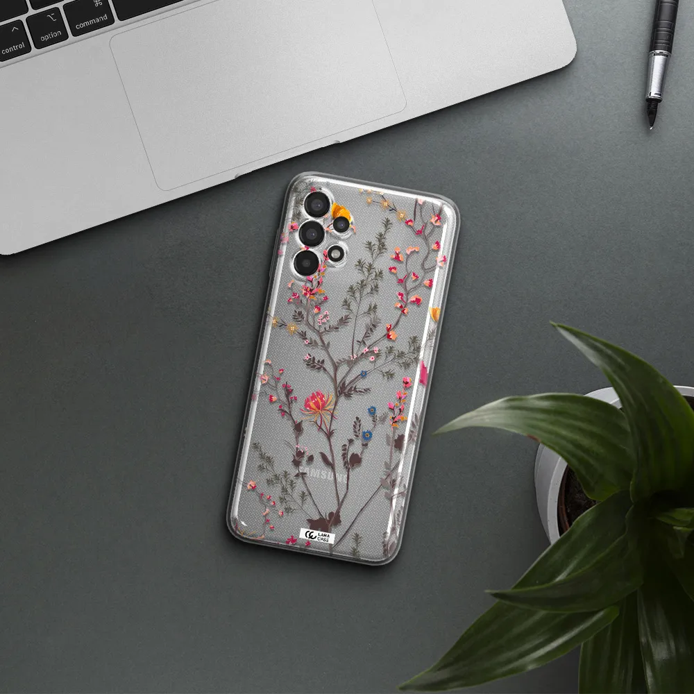 Miniature Flower Samsung A13 Clear TPU Case