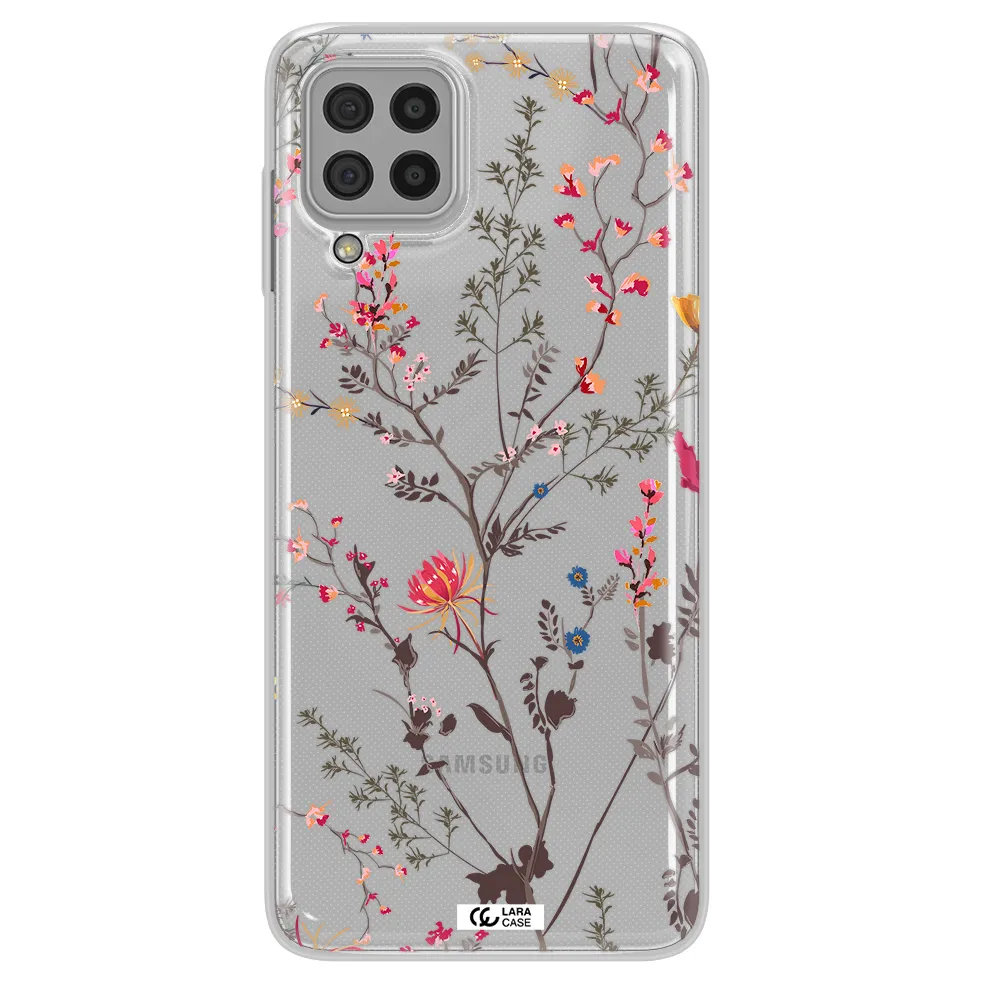 Miniature Flower Samsung A22 4g Clear TPU Case
