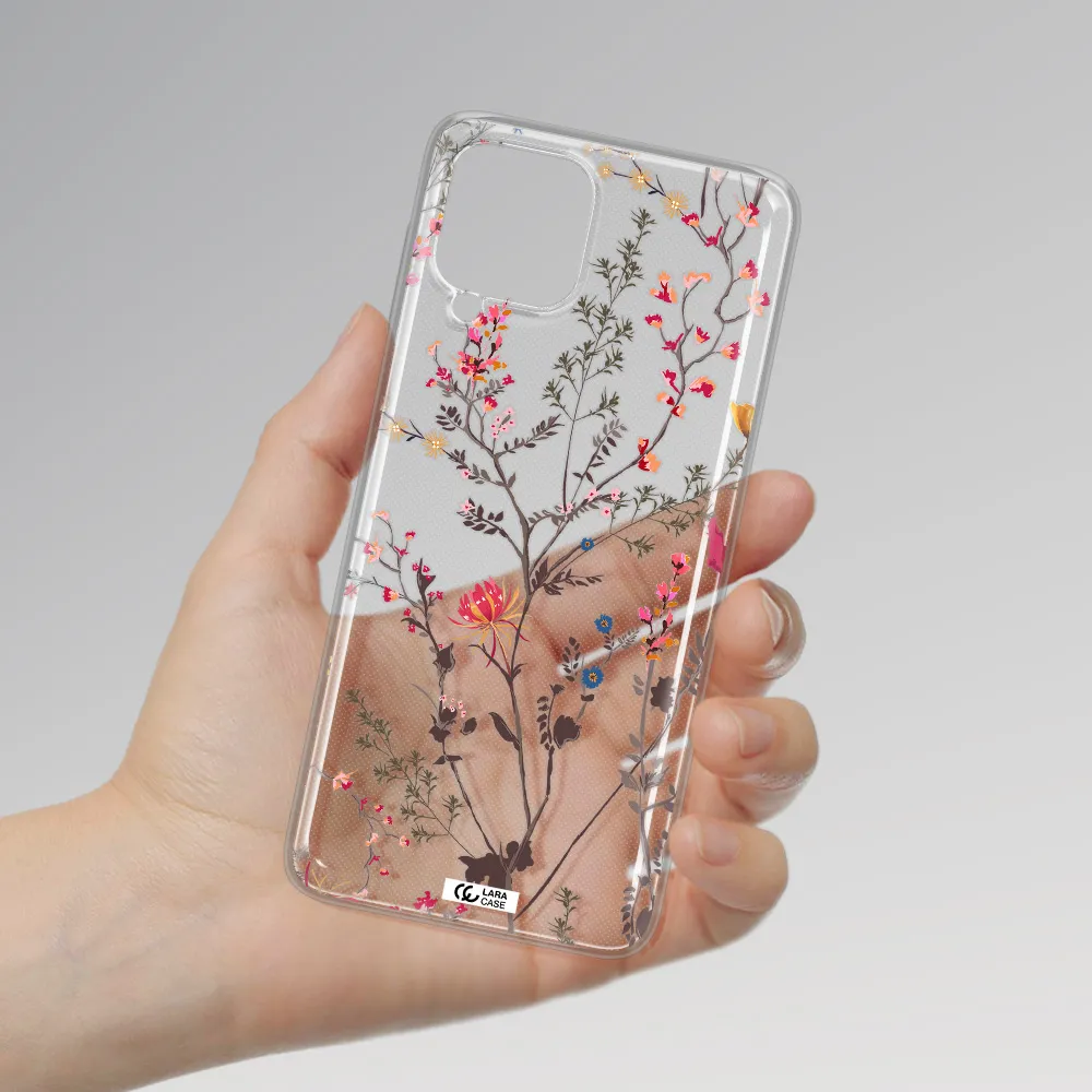 Miniature Flower Samsung A22 4g Clear TPU Case