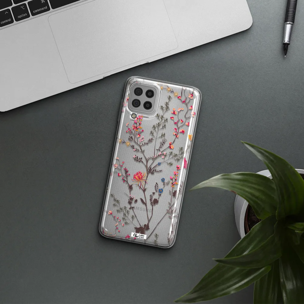 Miniature Flower Samsung A22 4g Clear TPU Case