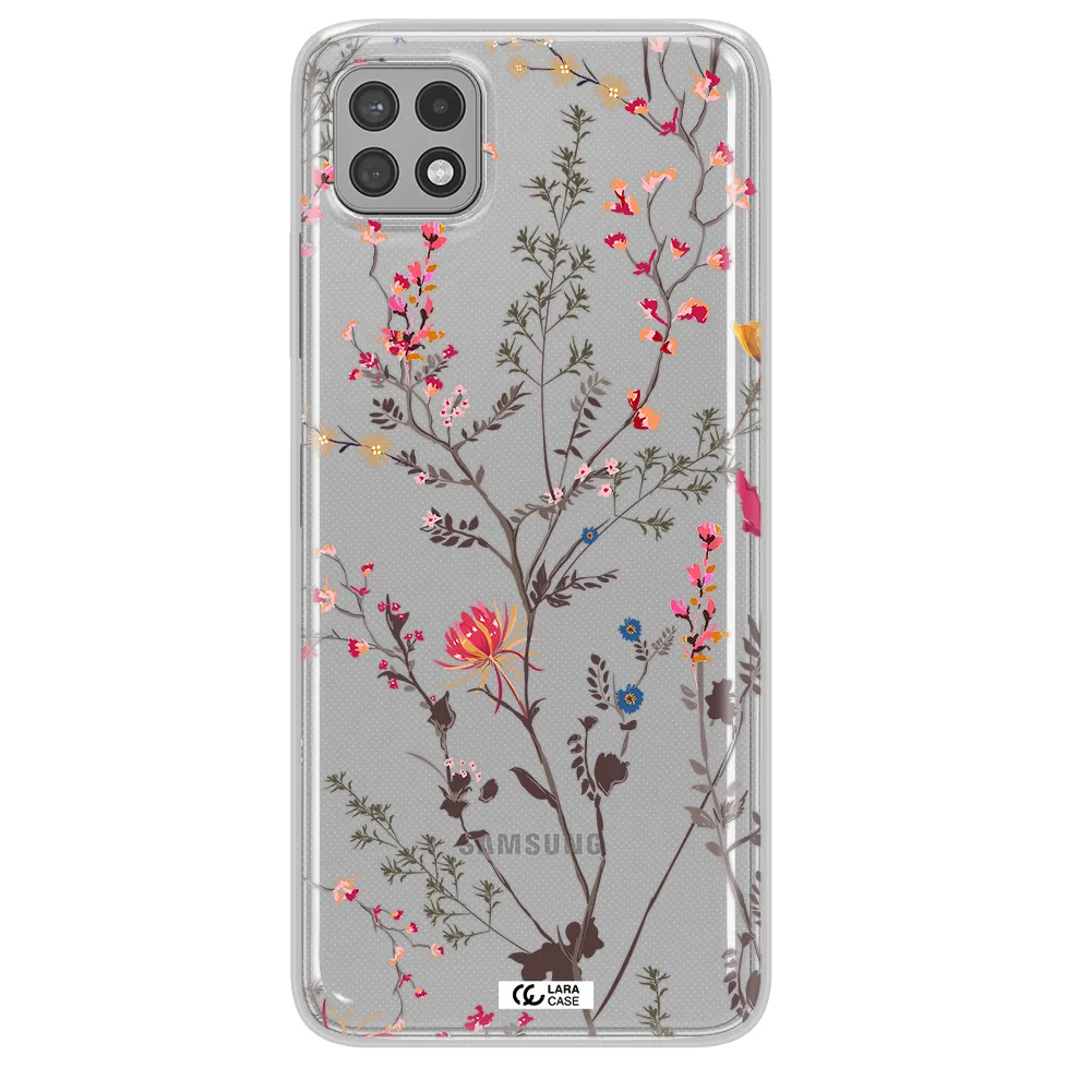 Miniature Flower Samsung A22 5g Clear TPU Case