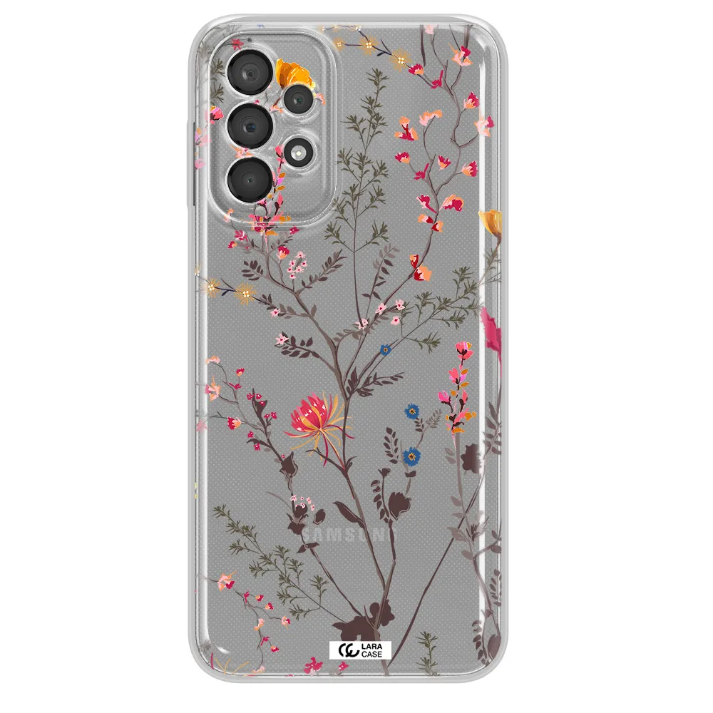 Miniature Flower Samsung A23 5G Clear Tpu Case