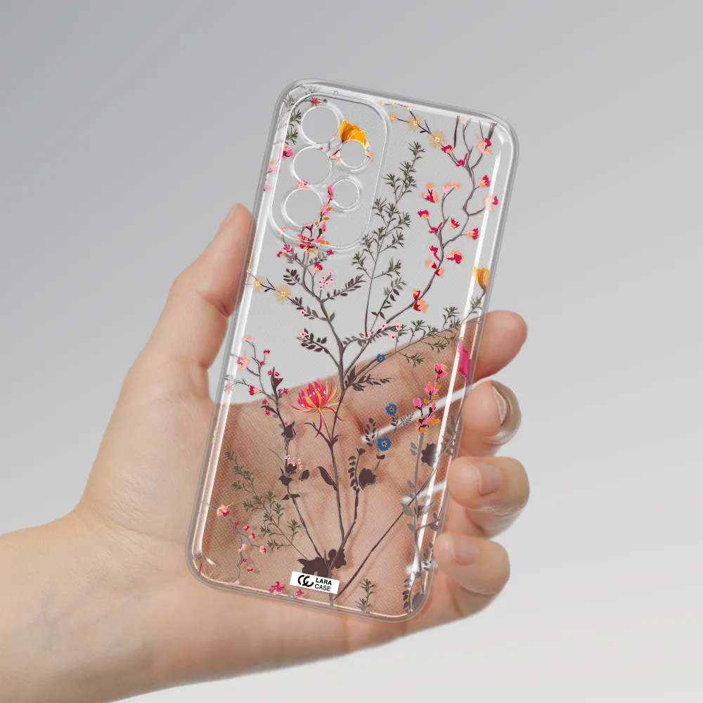 Miniature Flower Samsung A23 5G Clear Tpu Case