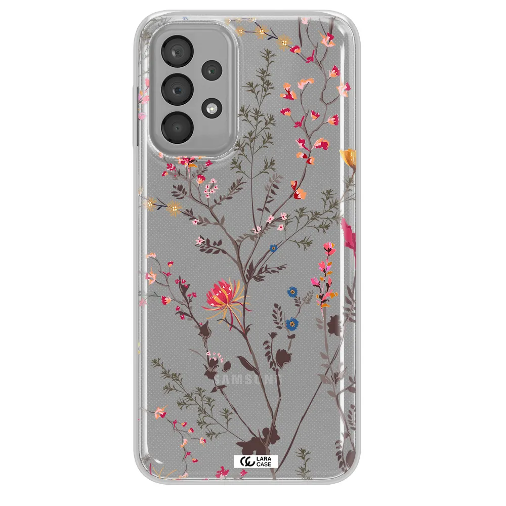 Miniature Flower Samsung A23 Clear TPU Case