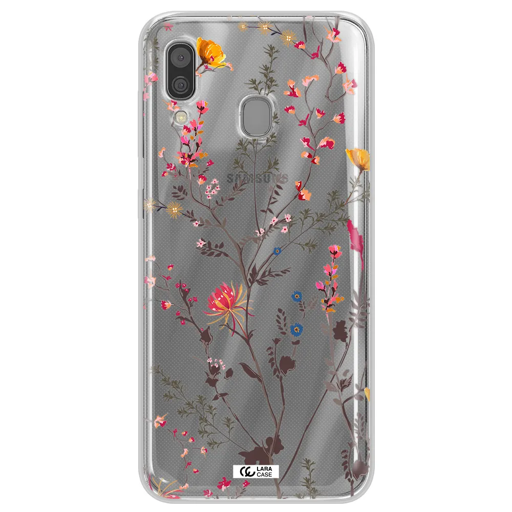 Miniature Flower Samsung A30 Clear TPU Case