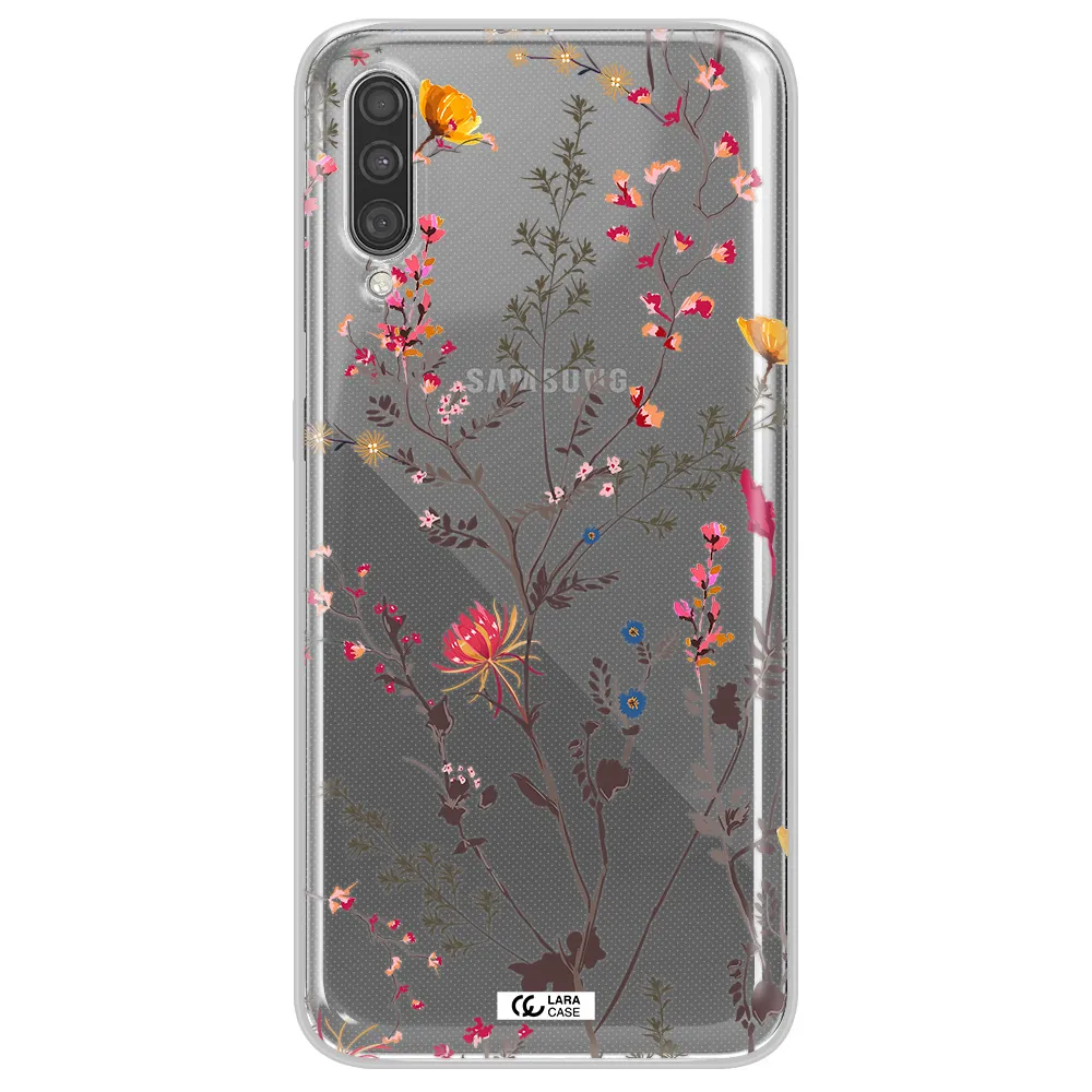 Miniature Flower Samsung A30S Clear TPU Case
