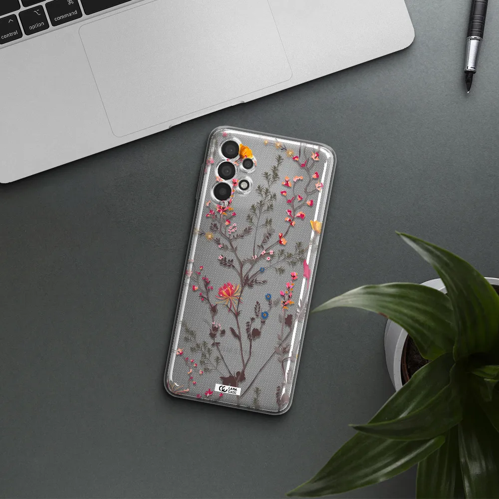 Miniature Flower Samsung A32 4G Clear Tpu Case