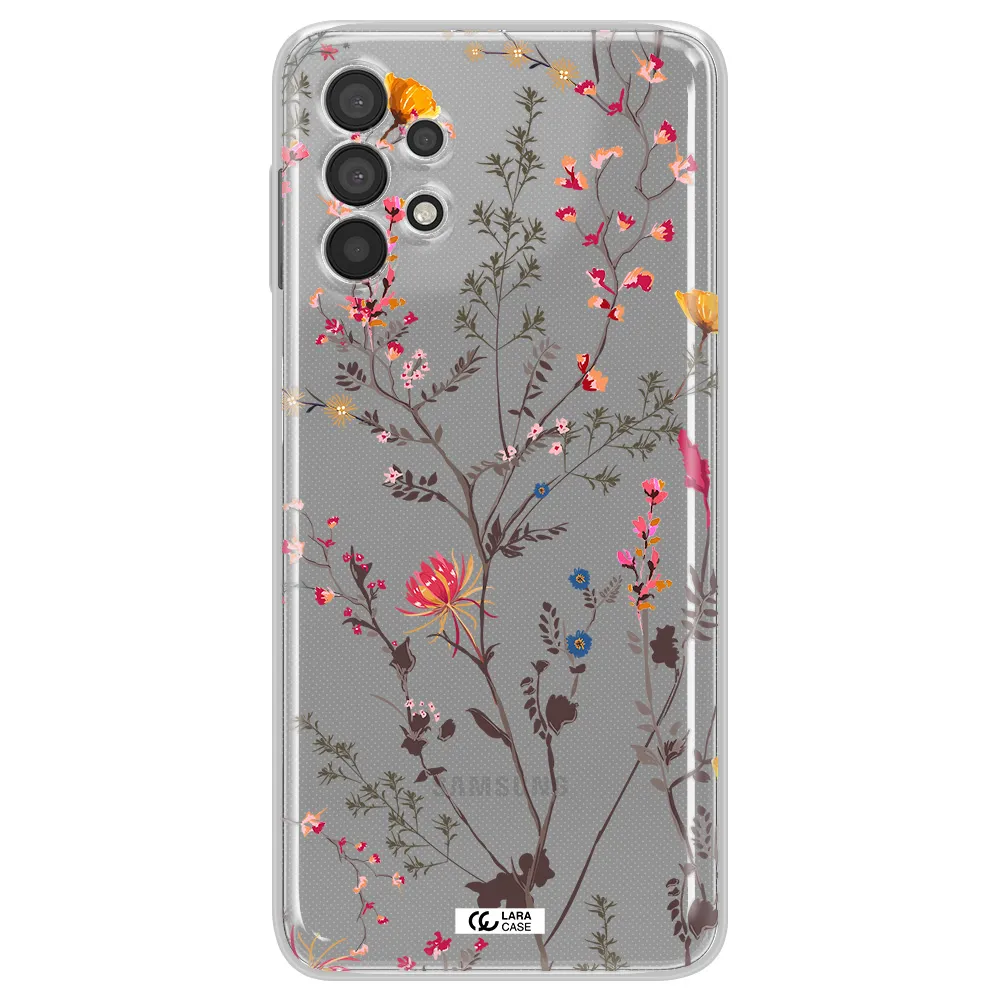 Miniature Flower Samsung A32 Clear TPU Case