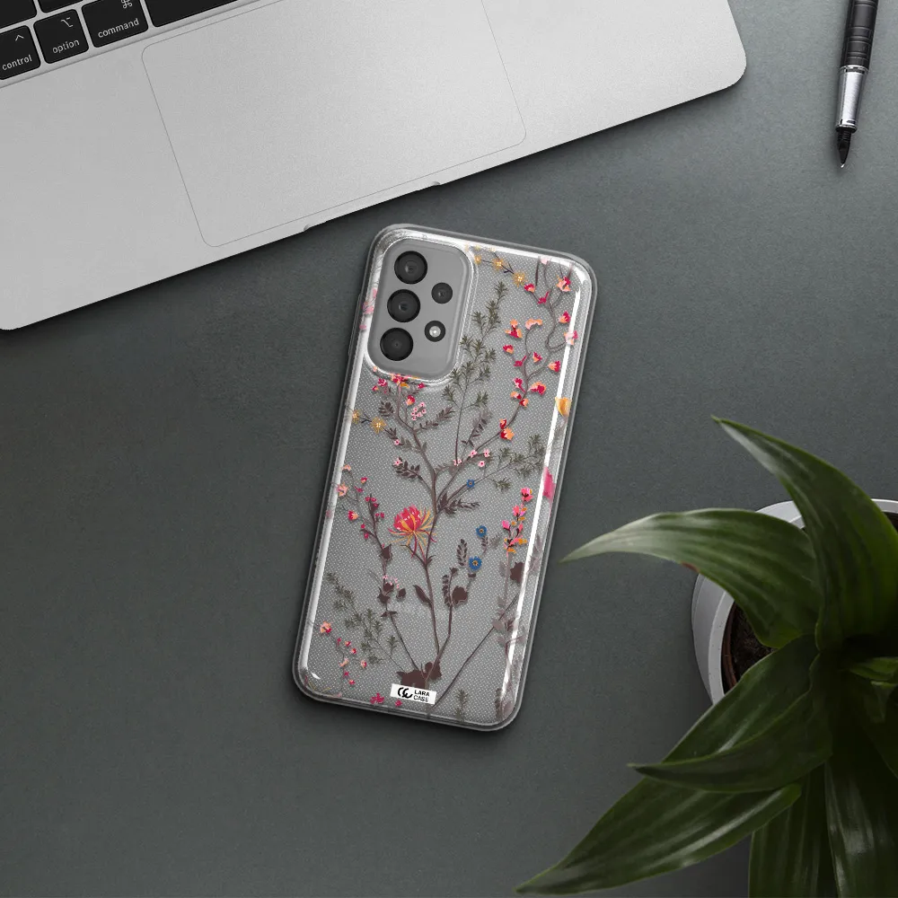 Miniature Flower Samsung A33 Clear TPU Case