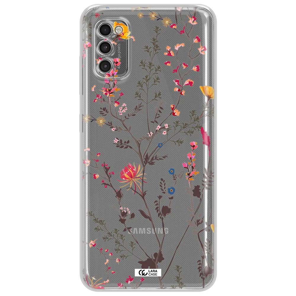 Miniature Flower Samsung A41 Clear Tpu Case