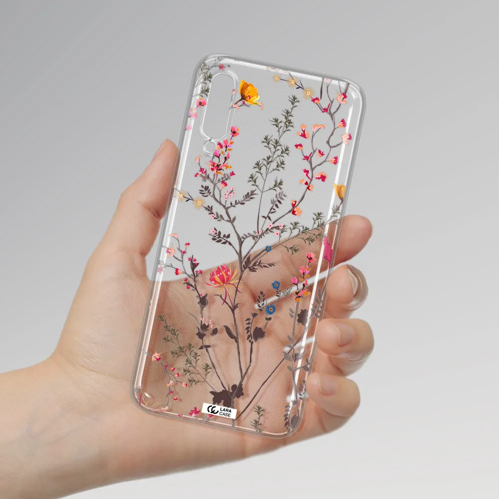Miniature Flower Samsung A50 Clear TPU Case