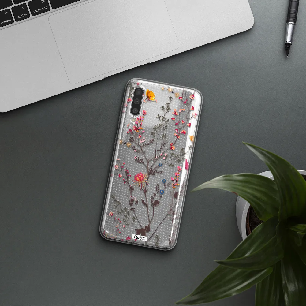 Miniature Flower Samsung A50 Clear TPU Case