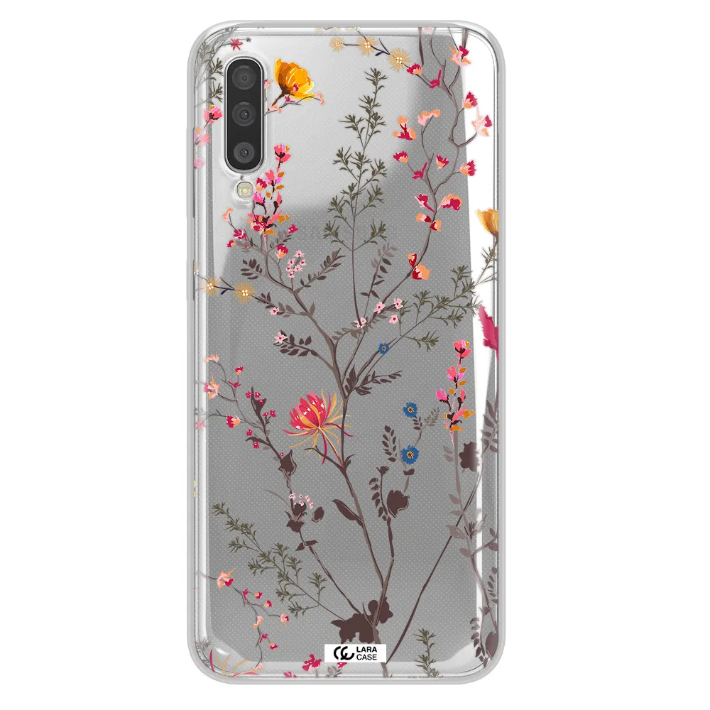 Miniature Flower Samsung A50S Clear Tpu Case