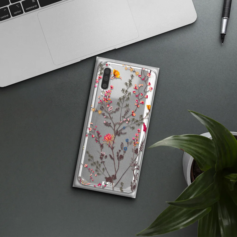 Miniature Flower Samsung A50S Clear Tpu Case