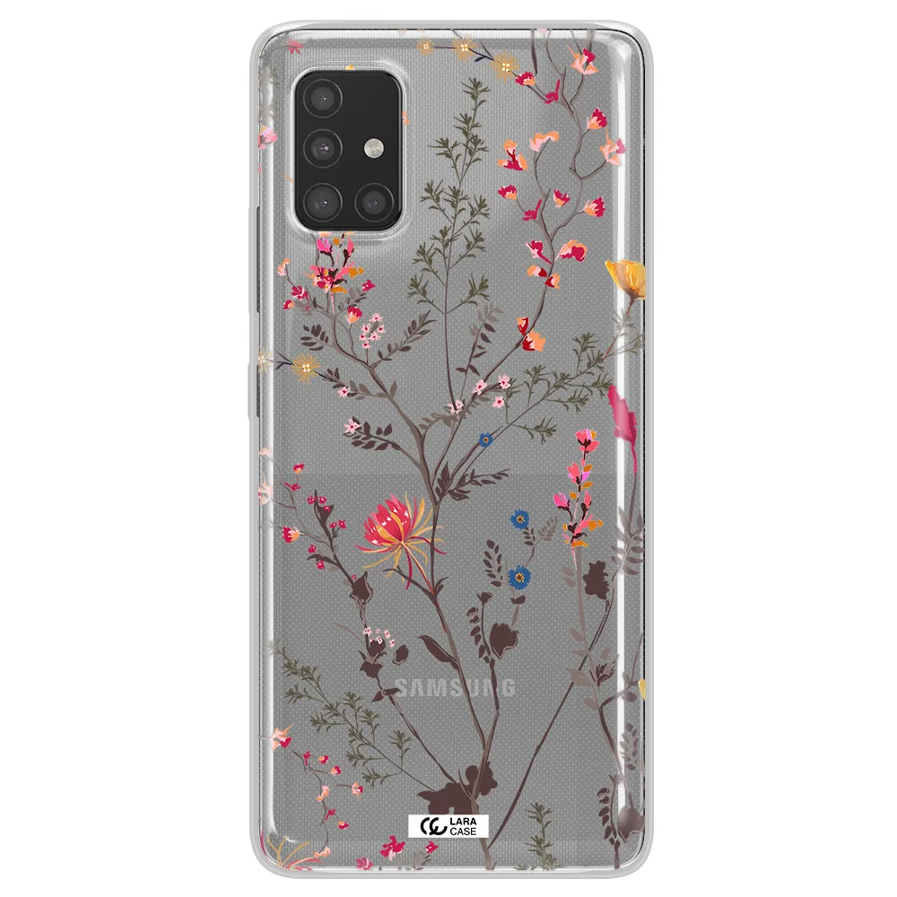 Miniature Flower Samsung A51 Clear TPU Case