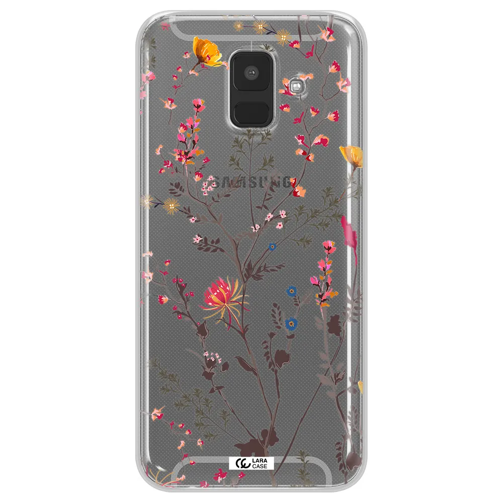 Miniature Flower Samsung A6 Clear TPU Case