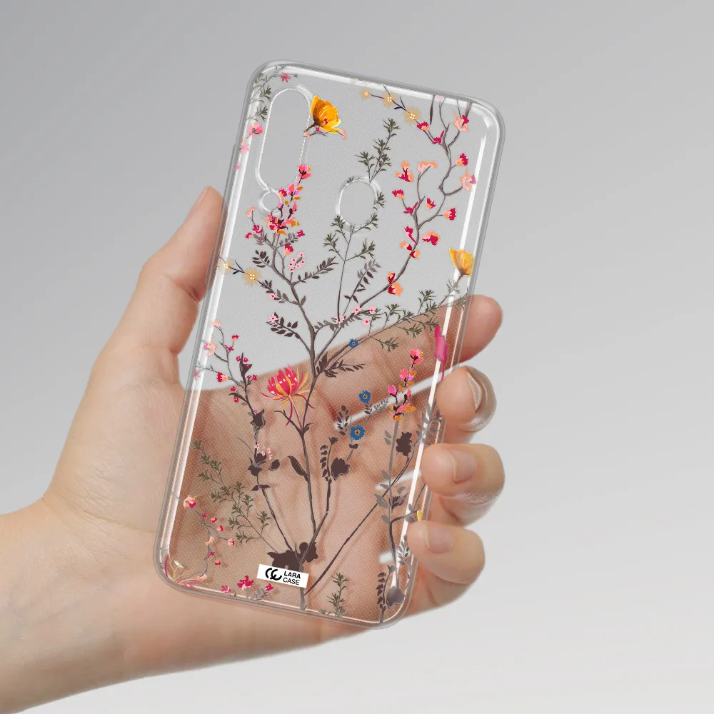 Miniature Flower Samsung A60 Clear TPU Case