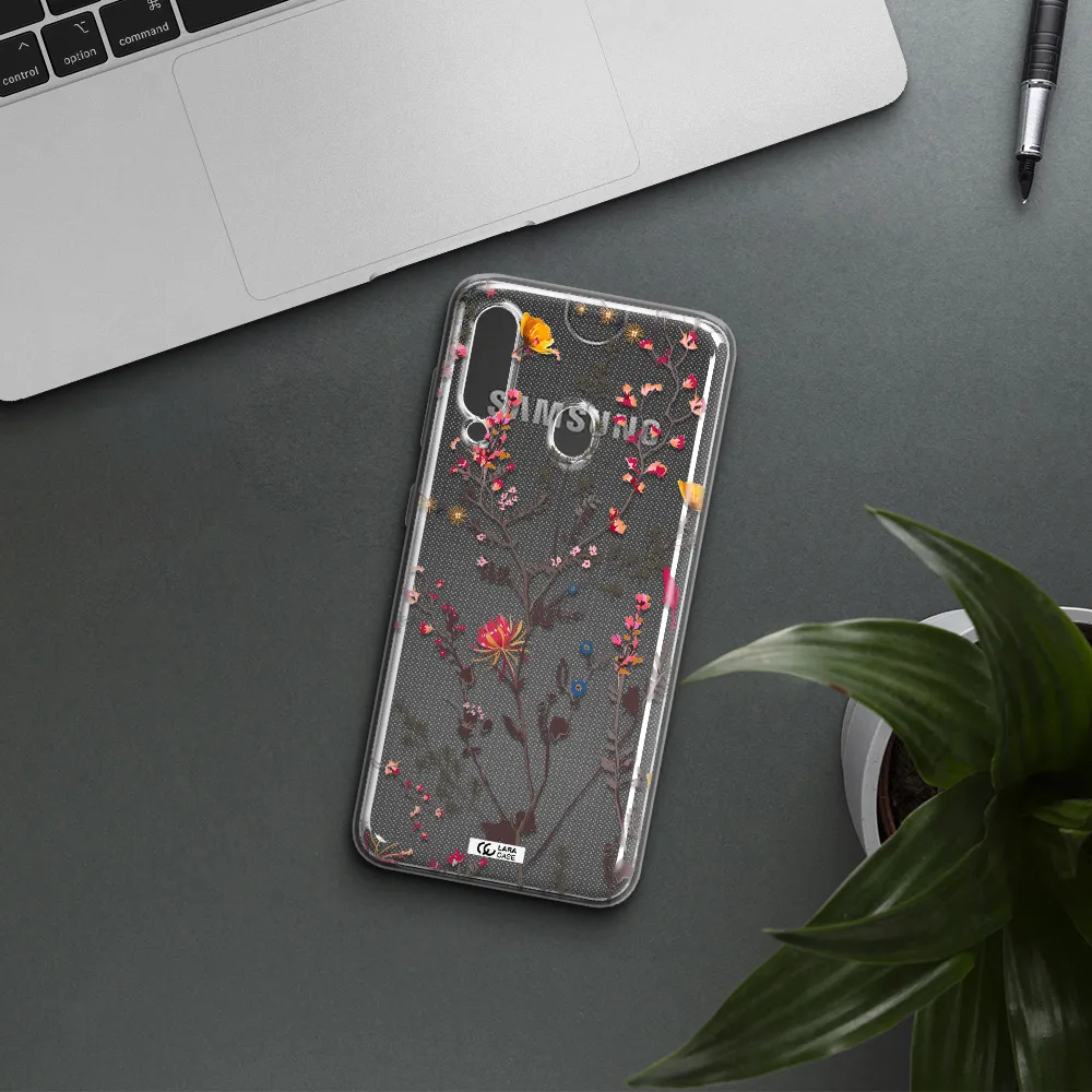 Miniature Flower Samsung A60 Clear TPU Case