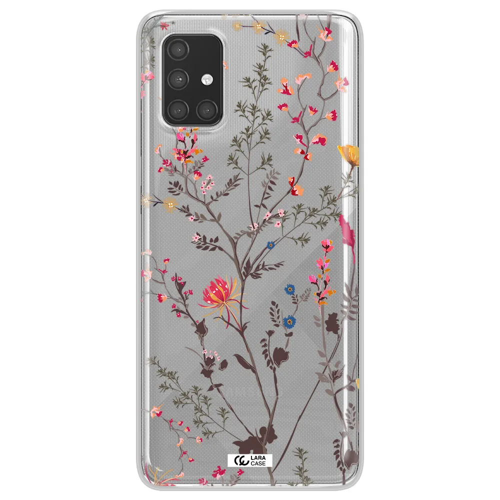 Miniature Flower Samsung A71 Clear TPU Case